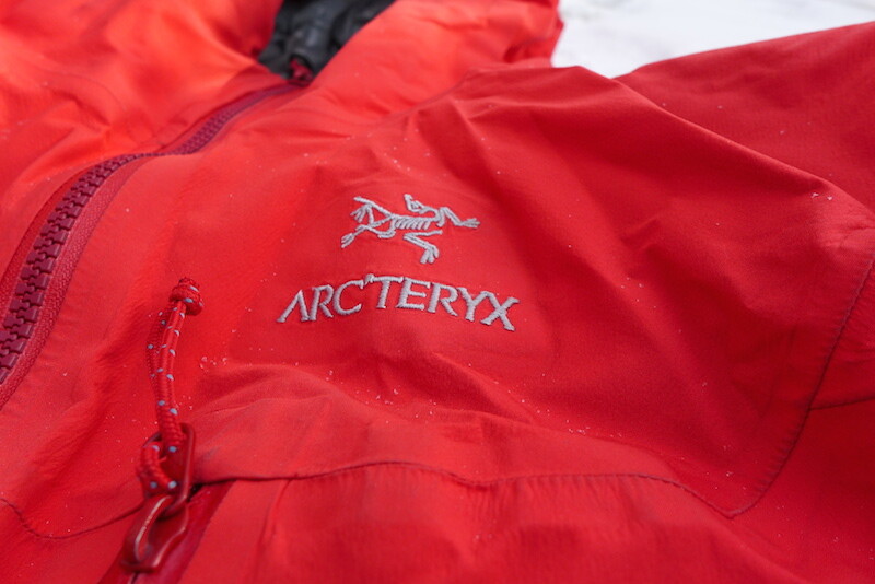 arcteryx logo on my jacket
