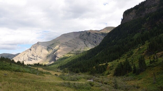 Castle front canyon. Image from Government of Alberta.