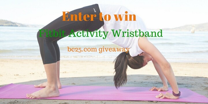 Enter to win one of two Fitbit Charge HR Activity Wristbands